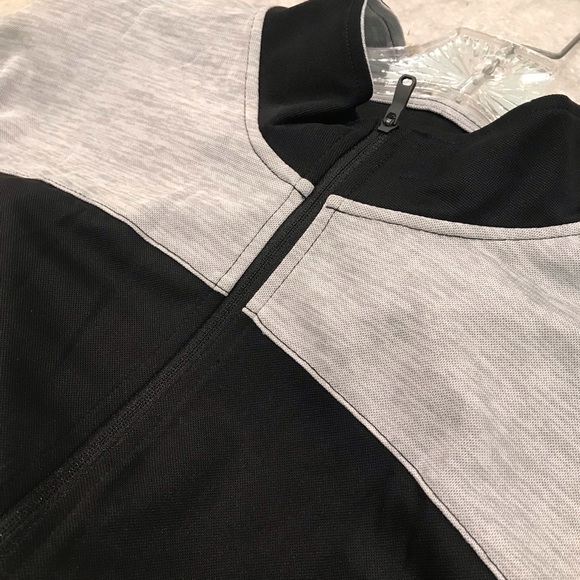 Adidas Double Pique Pullover Mens Size L 1/4 Zip Made in Egypt New with Tags - Picture 7 of 7